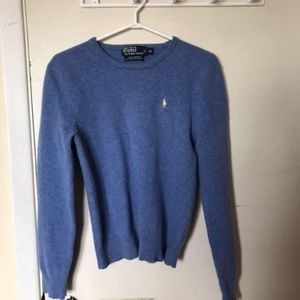 Lambs wool crew neck sweater
